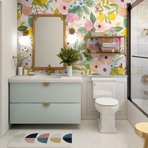Цветная и яркая ванная комната: как преобразить санузел в Вилюйске - vilyujsk.mebel54.com | фото