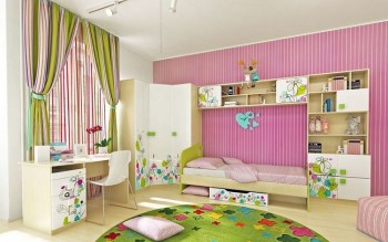 Детская комната Флёр (Белый/корпус Клен) в Вилюйске - vilyujsk.mebel54.com | фото