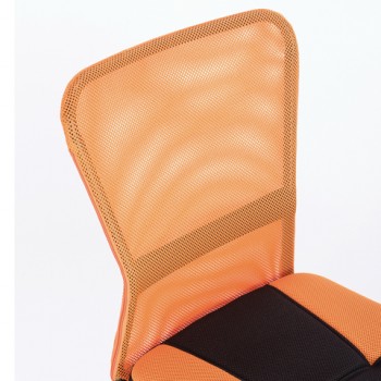Кресло компактное BRABIX Smart MG-313 (черный, оранжевый) в Вилюйске - vilyujsk.mebel54.com | фото