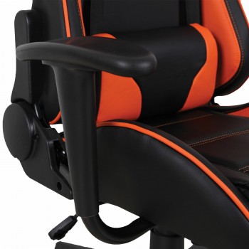 Кресло компьютерное BRABIX GT Racer GM-100 (черный, оранжевый) в Вилюйске - vilyujsk.mebel54.com | фото