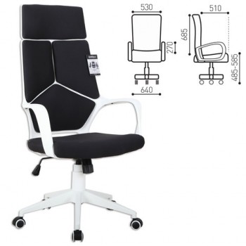 Кресло офисное BRABIX Prime EX-515 (черная ткань) в Вилюйске - vilyujsk.mebel54.com | фото