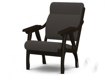 Кресло Вега-10 (венге лак/ULTRA GRAFIT) в Вилюйске - vilyujsk.mebel54.com | фото