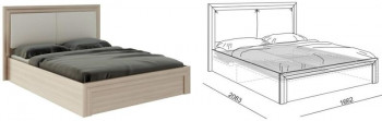 Кровать 1,6 Глэдис (М32) с подъемным механизмом Распродажа в Вилюйске - vilyujsk.mebel54.com | фото