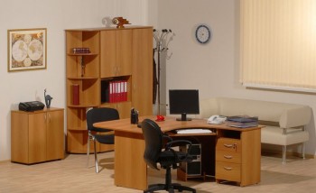 Мебель для персонала Рубин 42 Светлый миланский орех в Вилюйске - vilyujsk.mebel54.com | фото