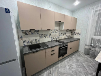 Модульная кухня Норд 2,5 м (Софт какао/Белый) в Вилюйске - vilyujsk.mebel54.com | фото