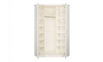 Шкаф для одежды 13.124 Ливерпуль (Белый, ясень ваниль НМ-1012-100 ПВХ) в Вилюйске - vilyujsk.mebel54.com | фото