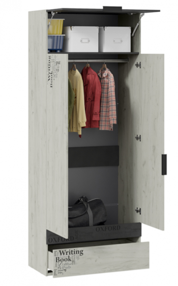 Шкаф комбинированный для одежды «Оксфорд-2» в Вилюйске - vilyujsk.mebel54.com | фото