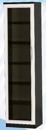 Шкаф средний со стеклодверью ДЛЯ ГОСТИНОЙ ШСС-450 Венге/Дуб выбеленный в Вилюйске - vilyujsk.mebel54.com | фото