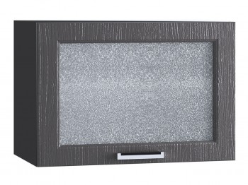 Шкаф верхний горизонтальный со стеклом 609, ШВГС 609 (Клен серый/корпус венге) в Вилюйске - vilyujsk.mebel54.com | фото
