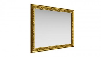 Зеркало навесное "Айрум"/(дуб кальяри / профиль: золото с орнаментом) в Вилюйске - vilyujsk.mebel54.com | фото